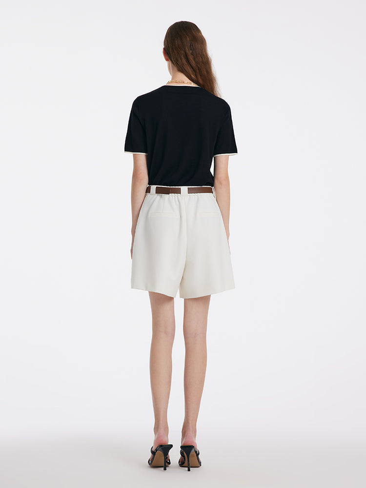 Evelyn & Co.™ | White Loose Shorts