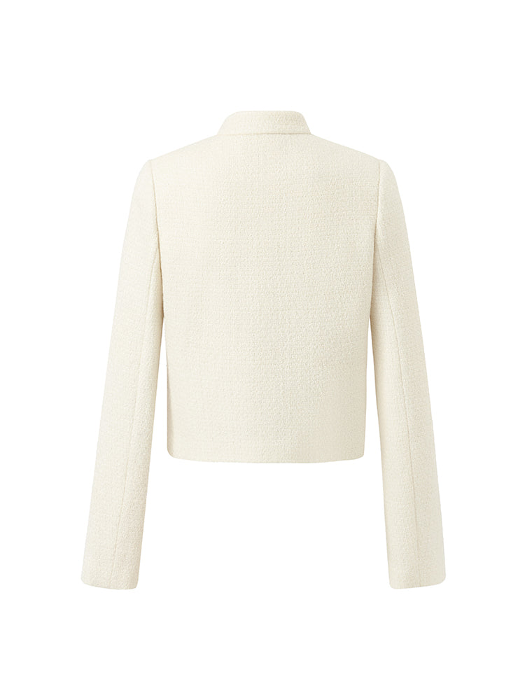 Evelyn & Co.™ | Wool Blend Single-Breasted Jacket