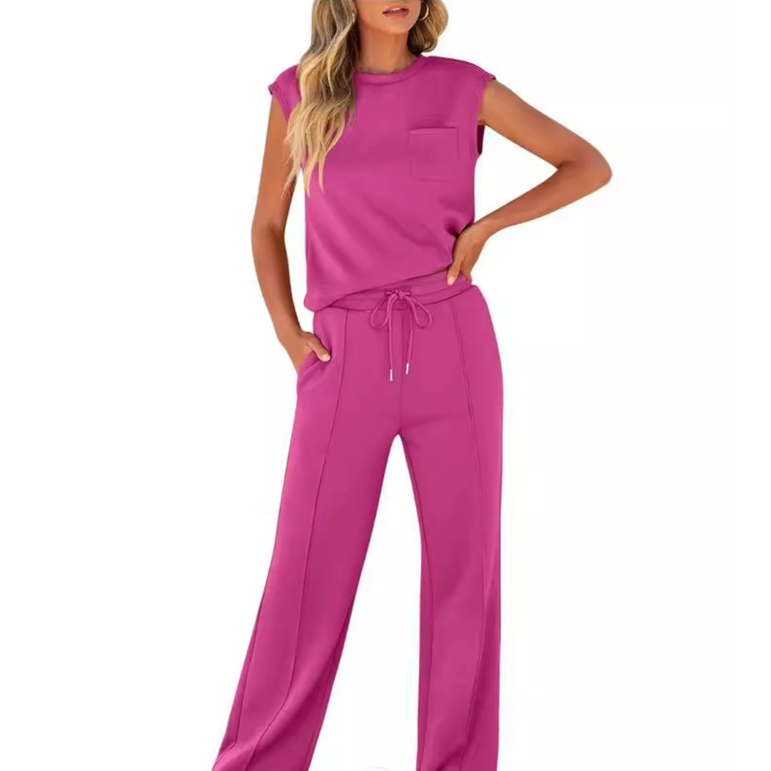Evelyn & Co.™ | Sleeveless Drawstring Lounge Set