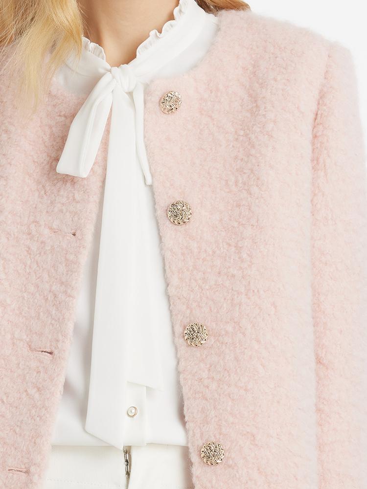Evelyn & Co.™ | Wool-Blend Crop Jacket