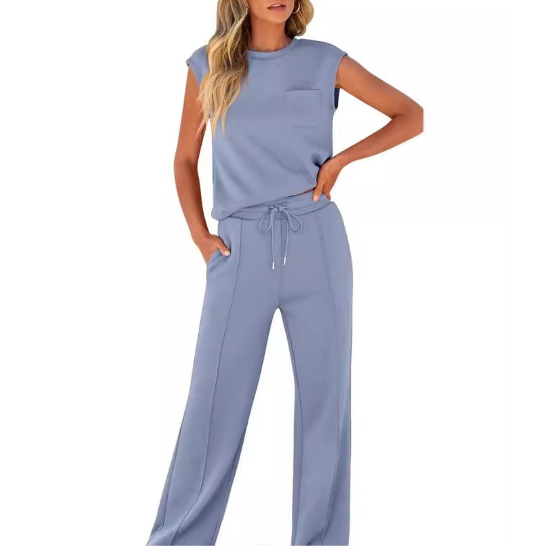 Evelyn & Co.™ | Sleeveless Drawstring Lounge Set