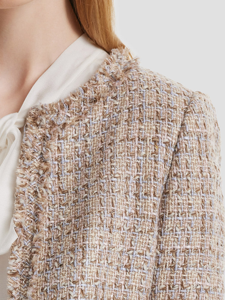 Evelyn & Co.™ | Frayed Crop Jacket