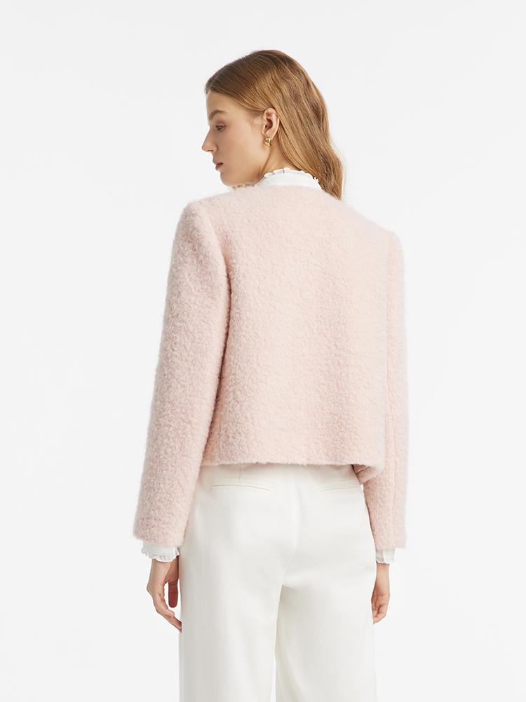 Evelyn & Co.™ | Wool-Blend Crop Jacket