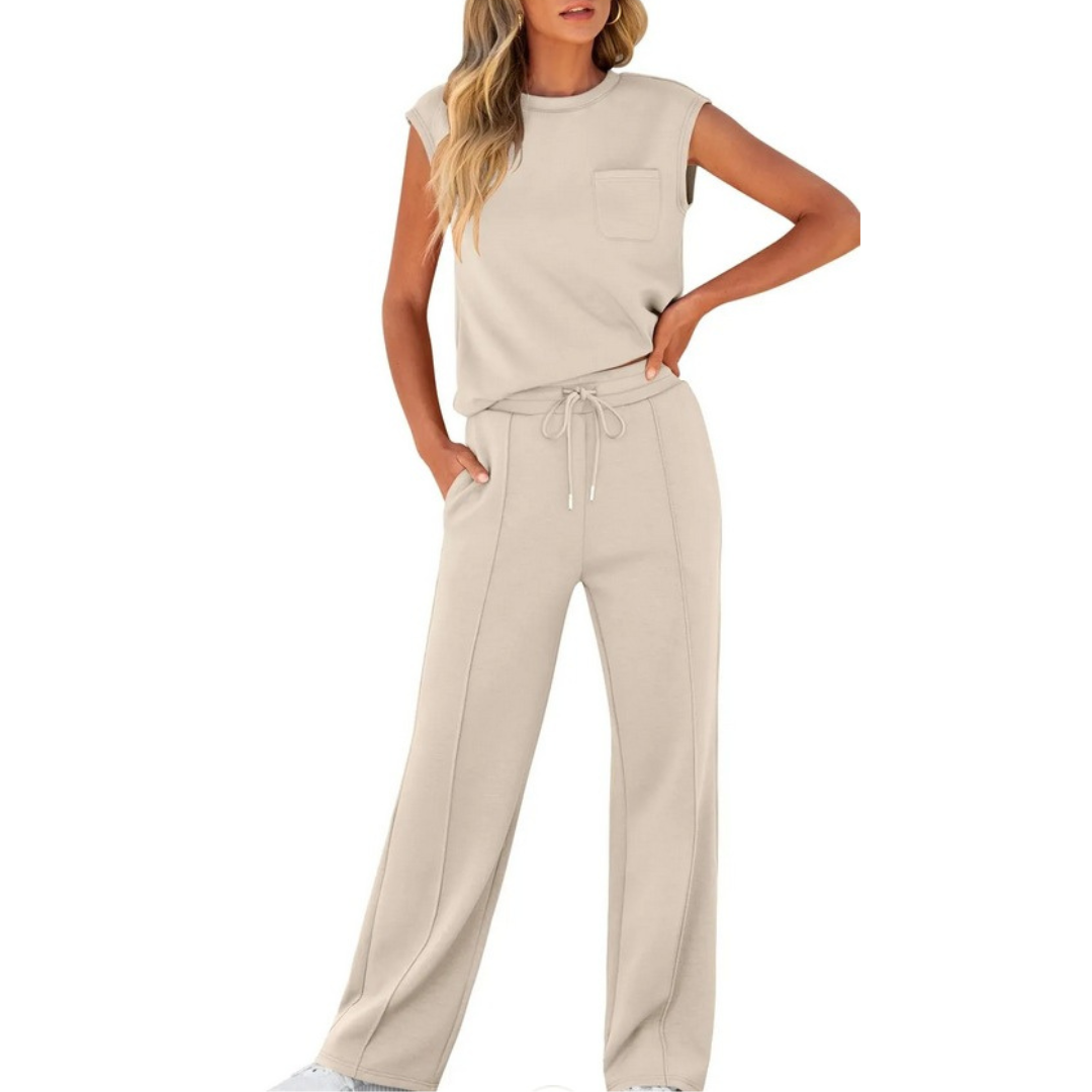 Evelyn & Co.™ | Sleeveless Drawstring Lounge Set