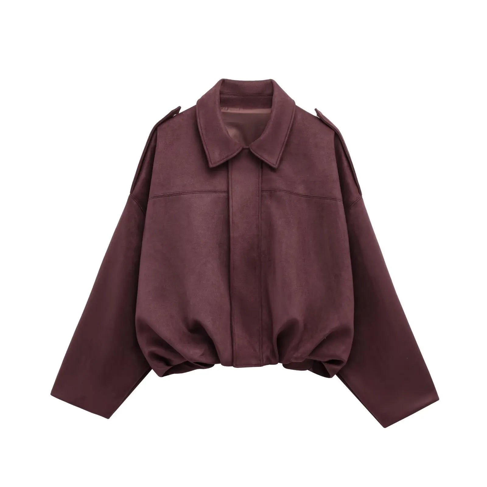 The Kensington | Faux Suede Oversized Jacket