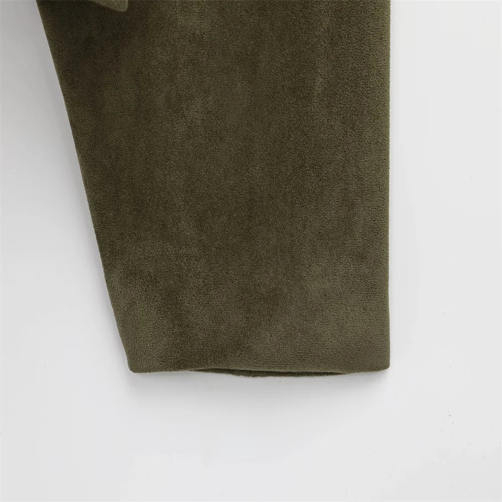 The Kensington | Faux Suede Oversized Jacket