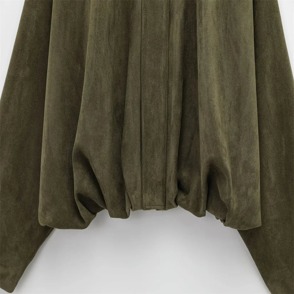 The Kensington | Faux Suede Oversized Jacket