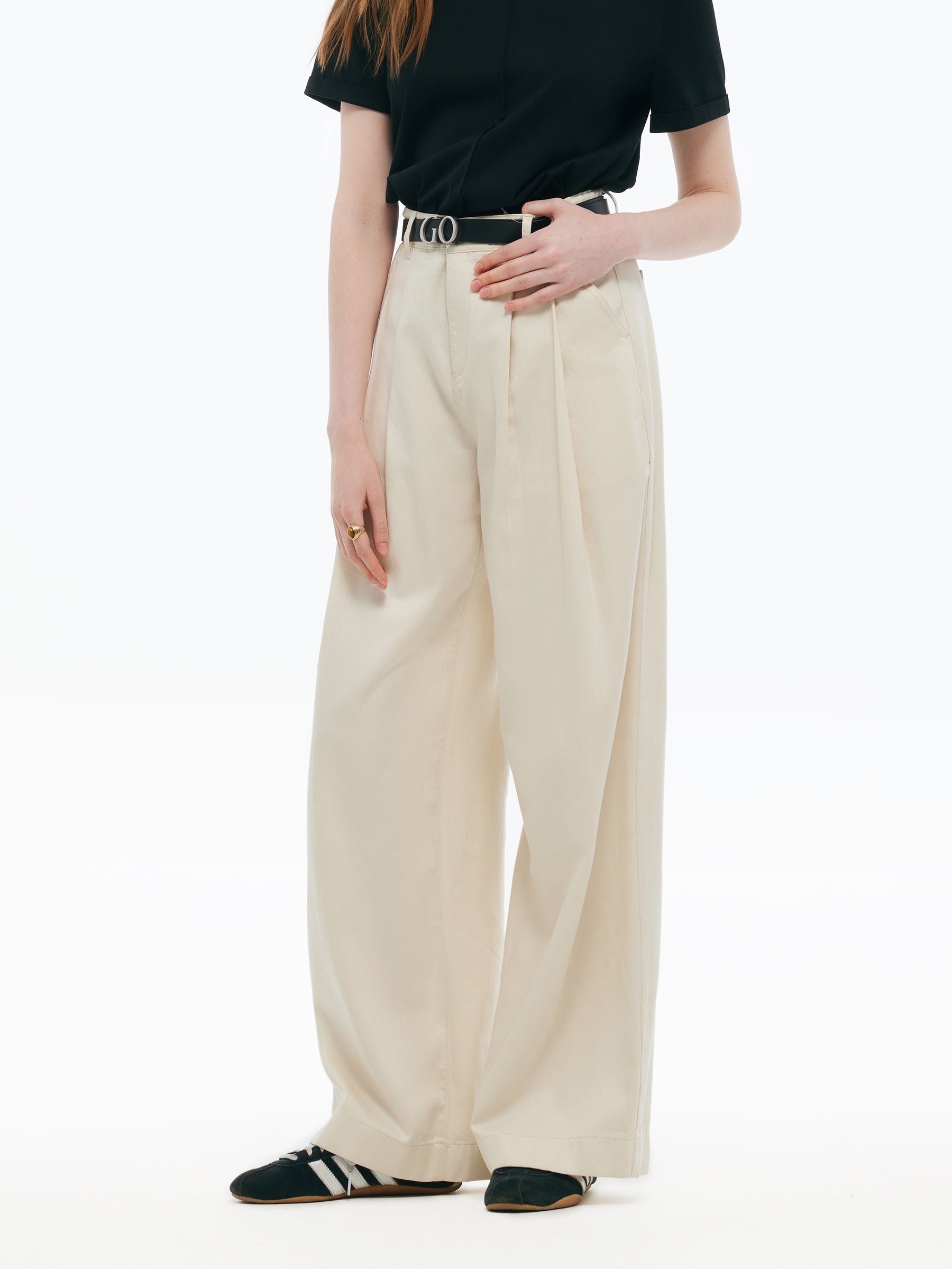 Evelyn & Co.™ | Adjustable Waist Wide Leg Jeans