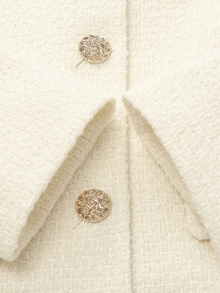 Evelyn & Co.™ | Wool Blend Single-Breasted Jacket