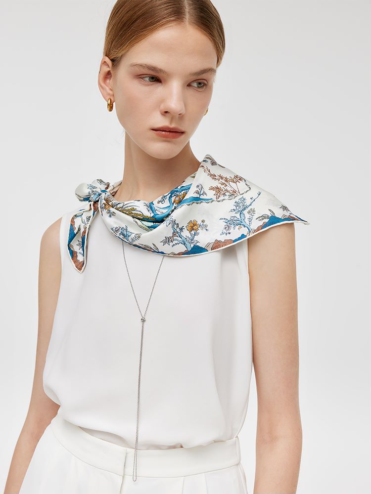 Evelyn & Co.™ | Mulberry Silk Scarf