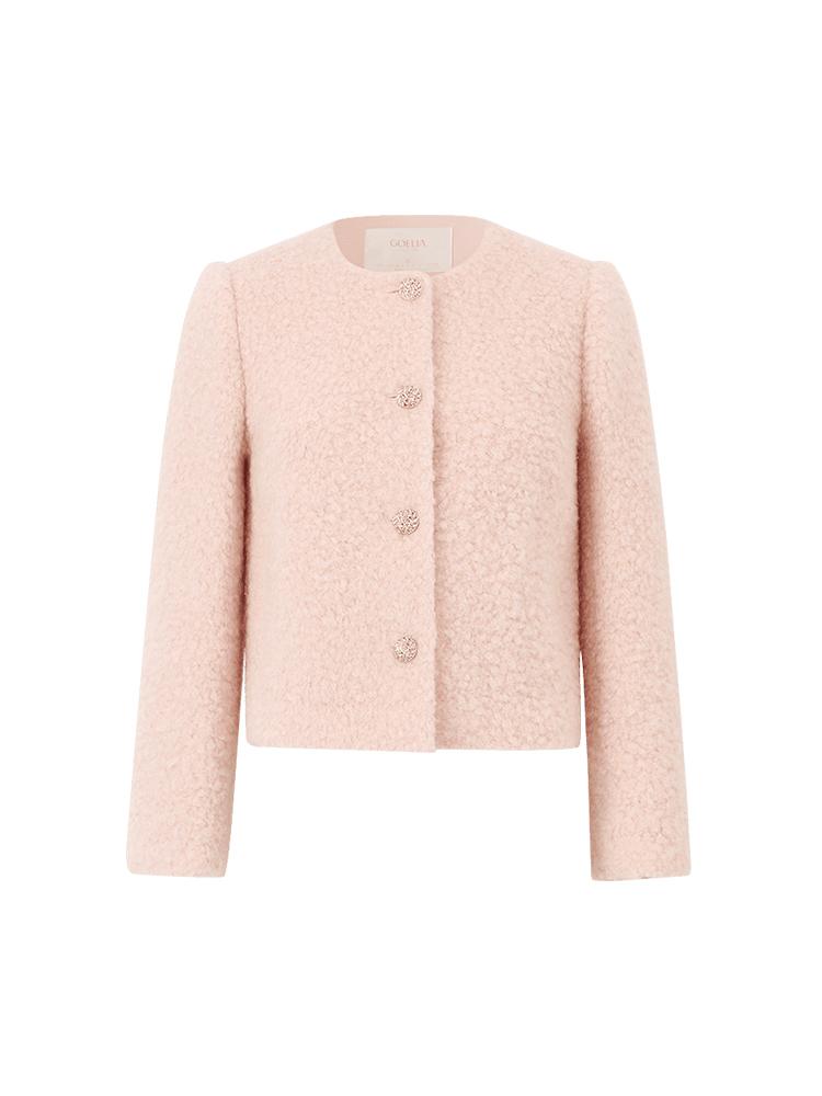 Evelyn & Co.™ | Wool-Blend Crop Jacket