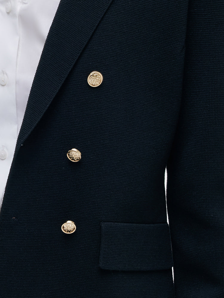 Evelyn & Co.™ | Stretch Lapel Knit Blazer