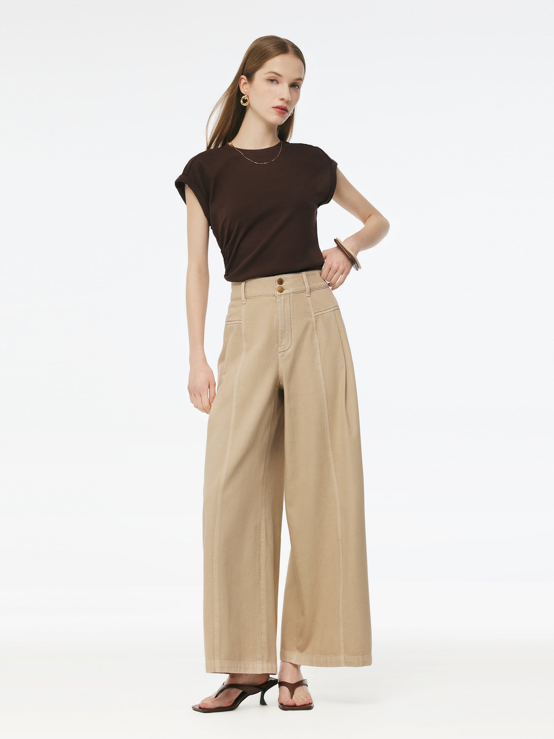 Evelyn & Co.™ | Hem Sleeve Knit Top