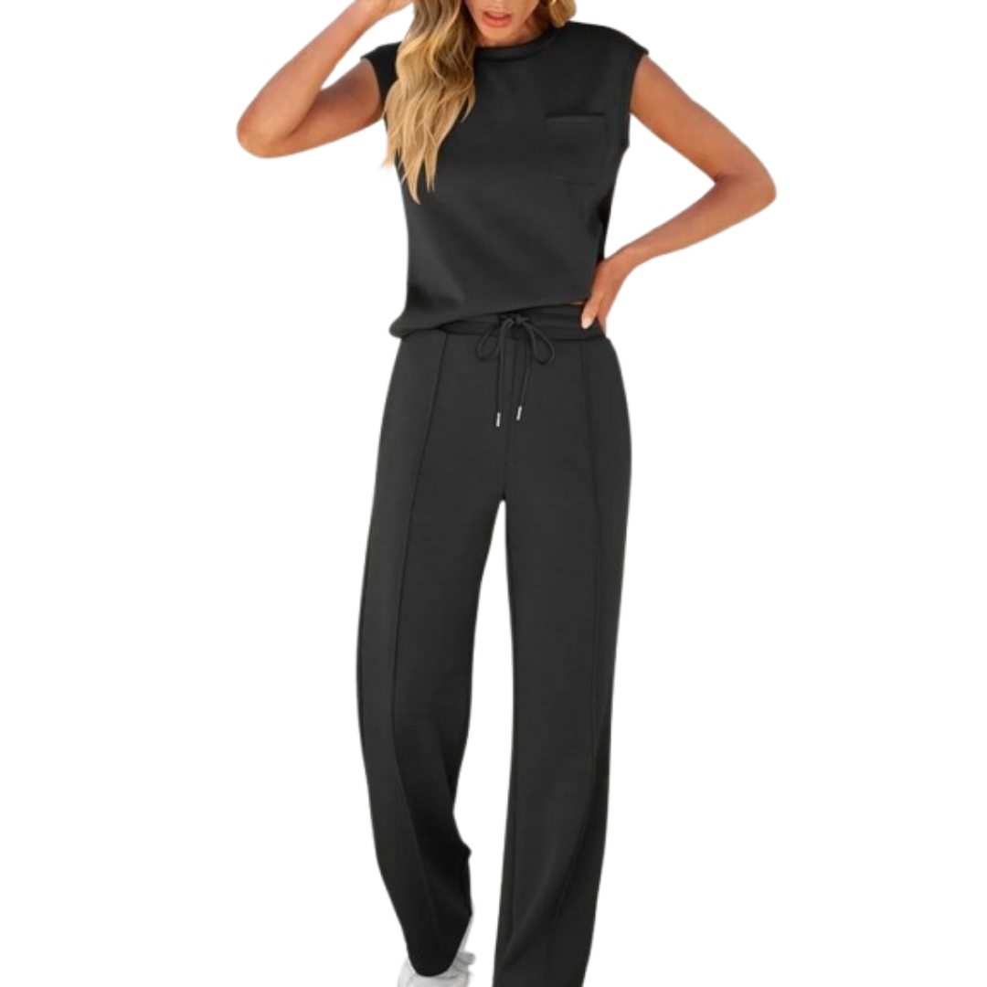 Evelyn & Co.™ | Sleeveless Drawstring Lounge Set