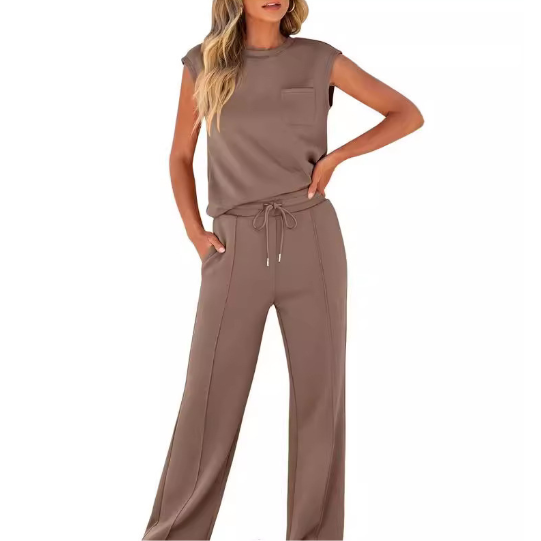 Evelyn & Co.™ | Sleeveless Drawstring Lounge Set