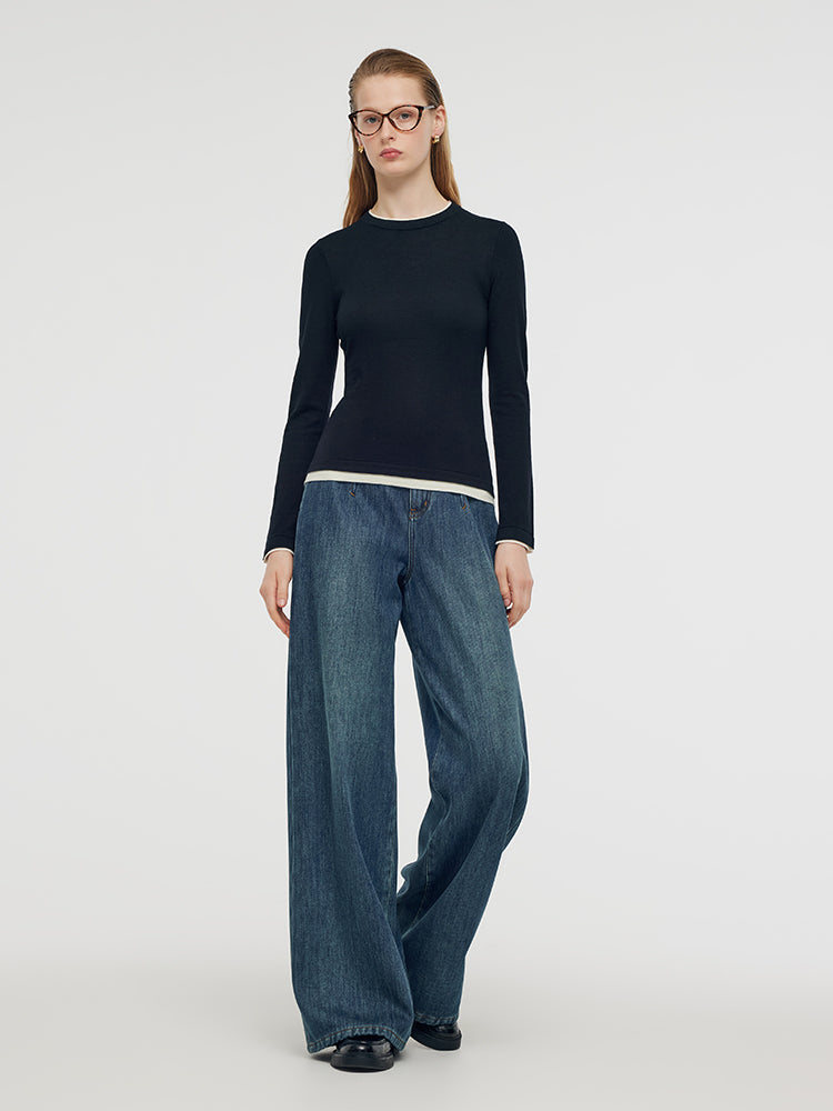 Evelyn & Co.™ |  Wool Knit Top