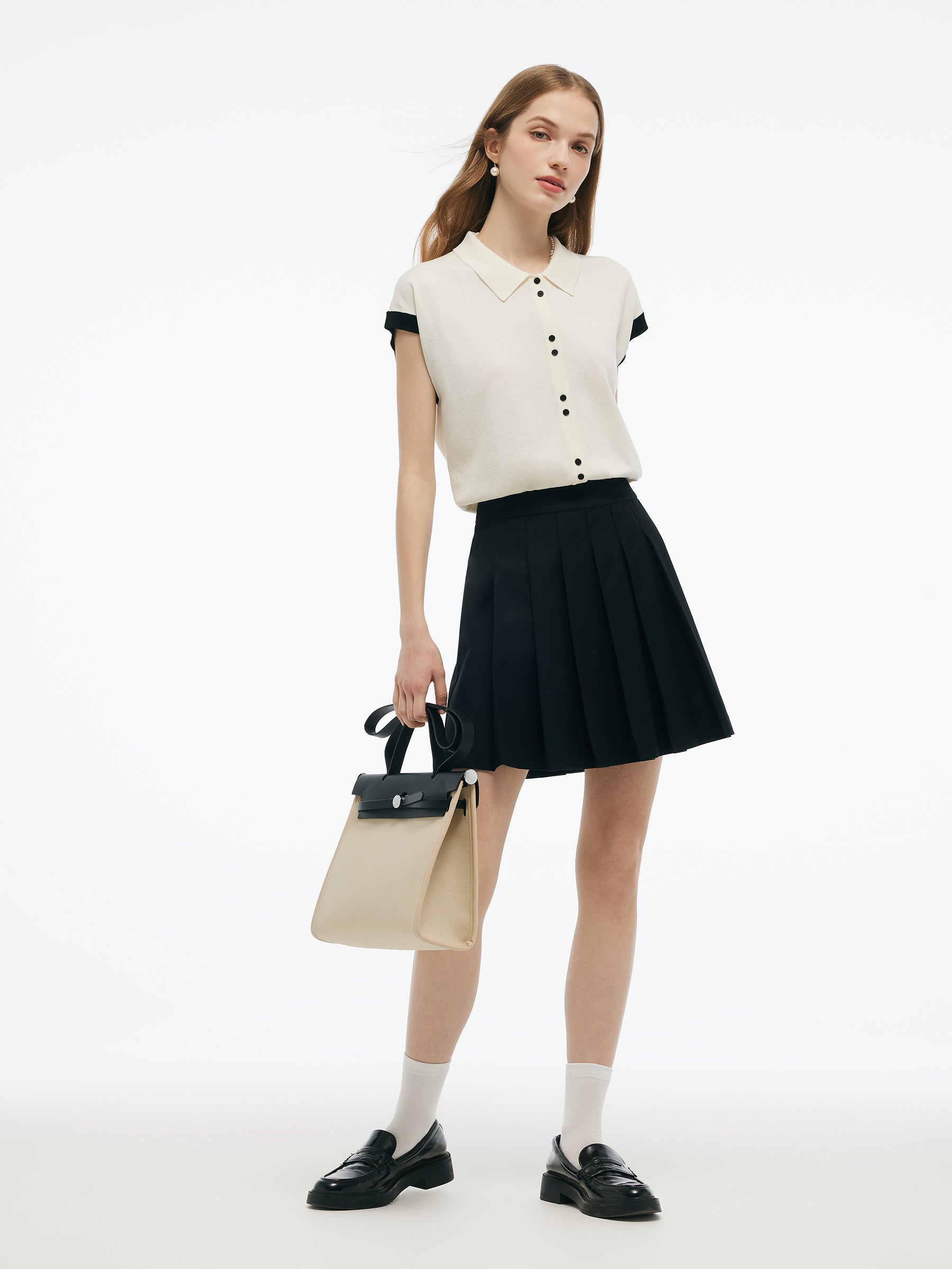 Evelyn & Co.™ | Pleated Mini Skirt