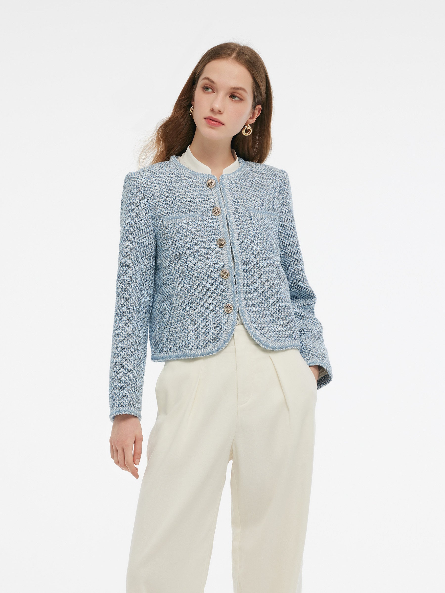 Evelyn & Co.™ | Round Neck Jacket