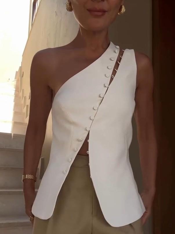 Evelyn & Co.™ |  One Shoulder Top
