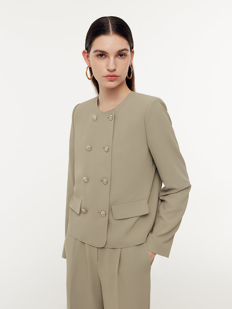 Evelyn & Co.™ | Double-Breasted Jacket