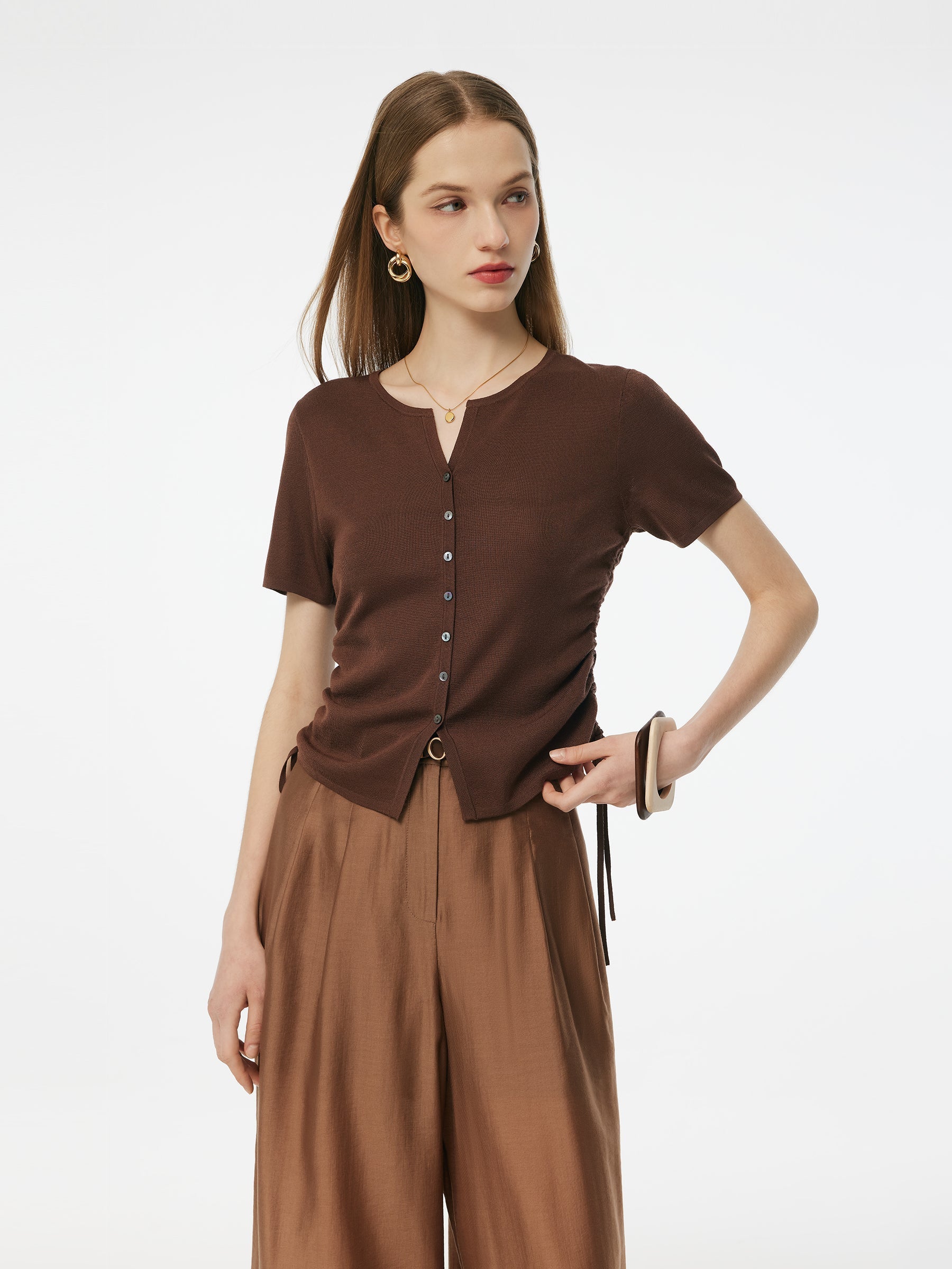 Evelyn & Co.™ | Acetate Tencel Knit Top