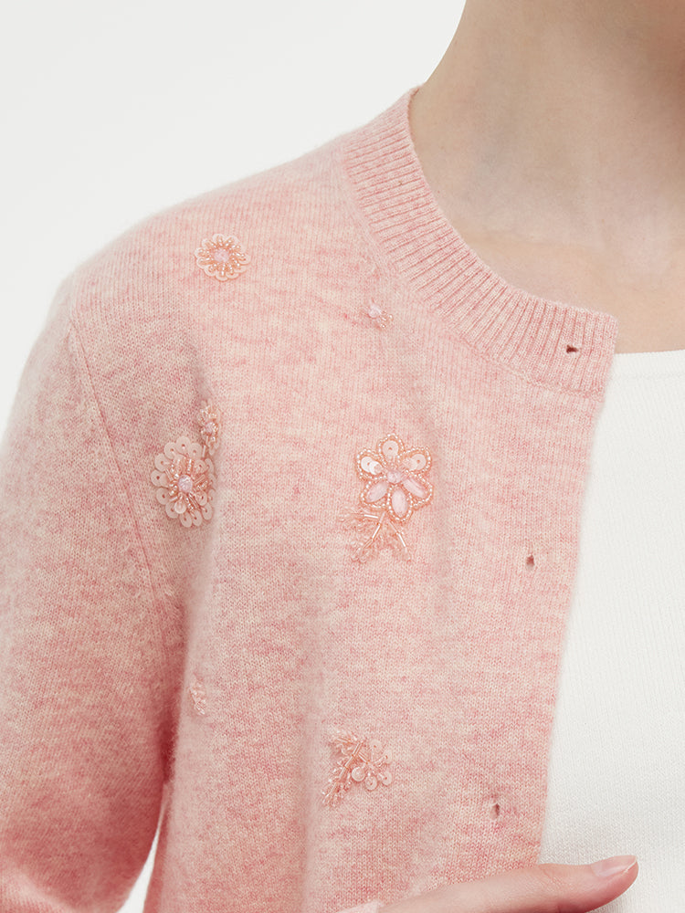 Evelyn & Co.™ | Floral Beaded Women Cardigan