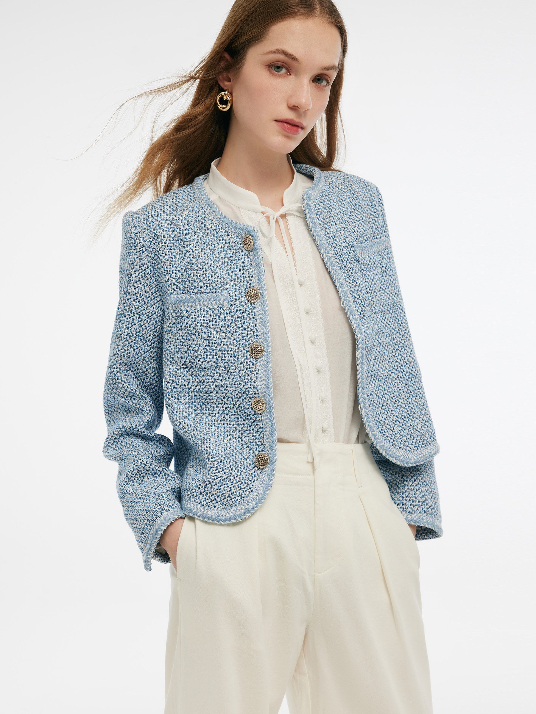 Evelyn & Co.™ | Round Neck Jacket