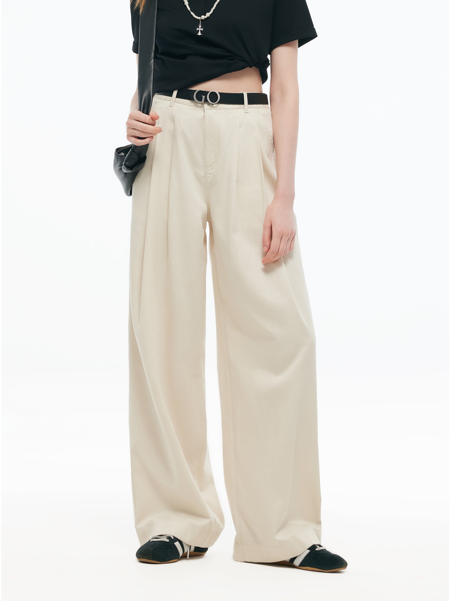 Evelyn & Co.™ | Adjustable Waist Wide Leg Jeans