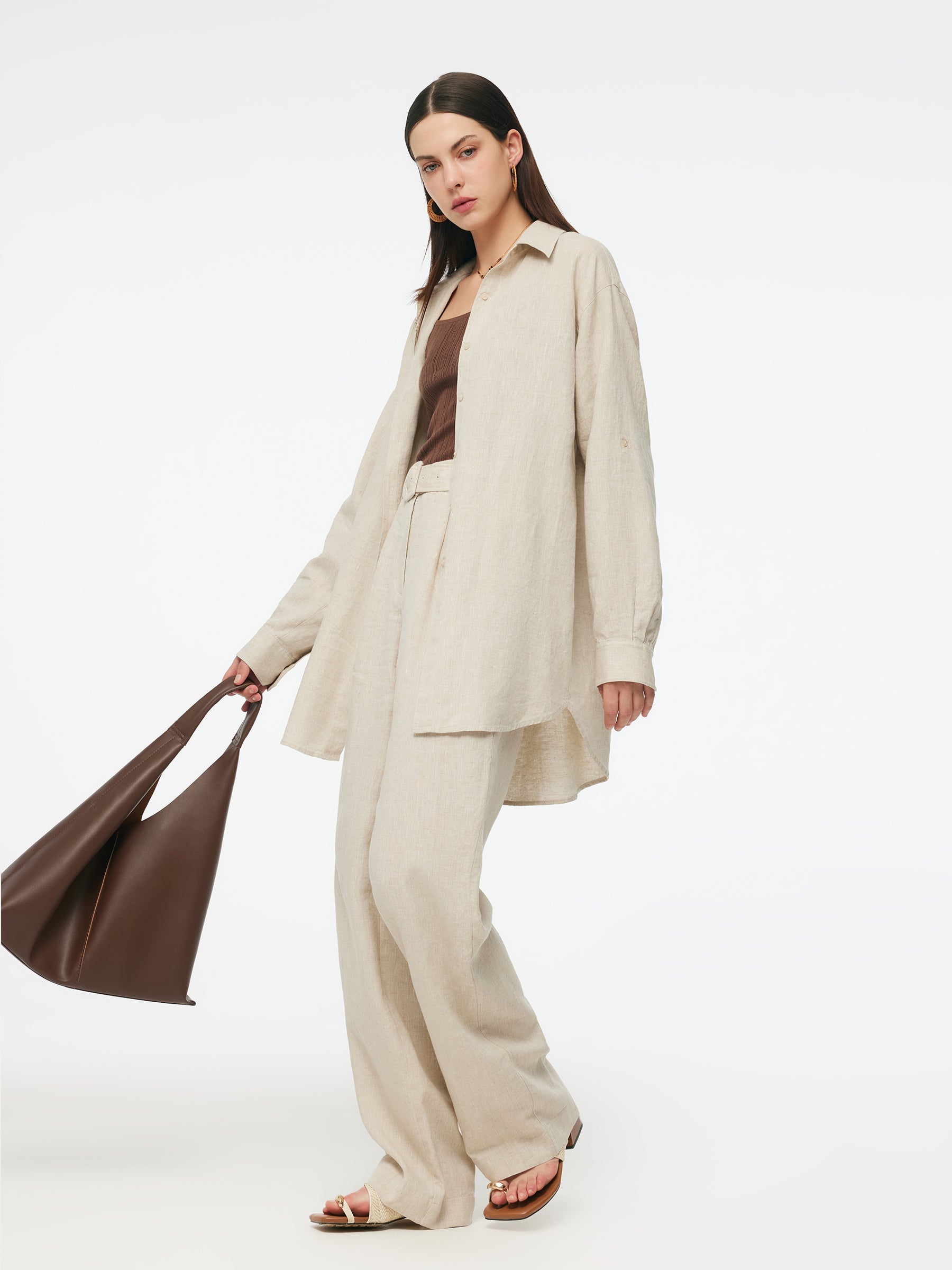 Evelyn & Co.™ | Linen Oversized Shirt