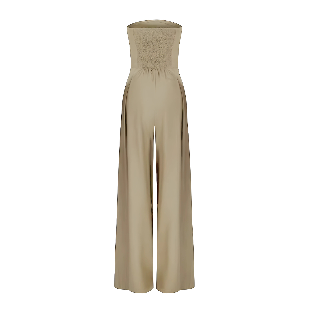 Evelyn & Co.™ |  Strapless Wide-Leg Jumpsuit