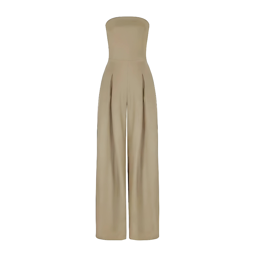 Evelyn & Co.™ |  Strapless Wide-Leg Jumpsuit