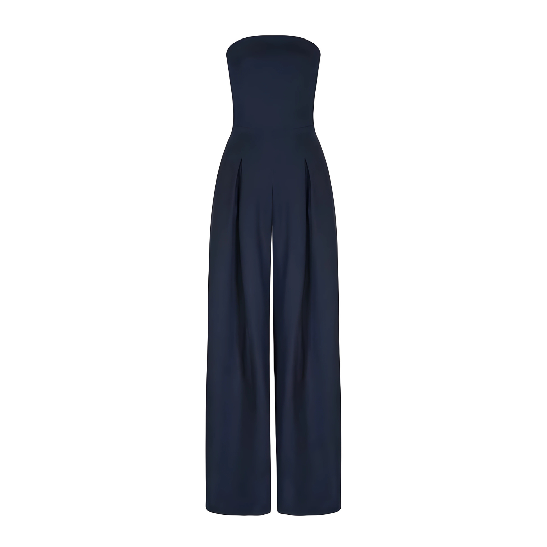 Evelyn & Co.™ |  Strapless Wide-Leg Jumpsuit