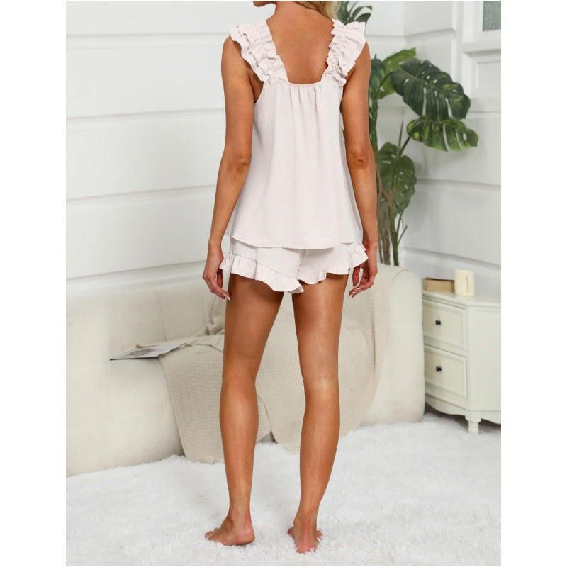 Evelyn & Co.™ | Ruffle Trim Lounge Set