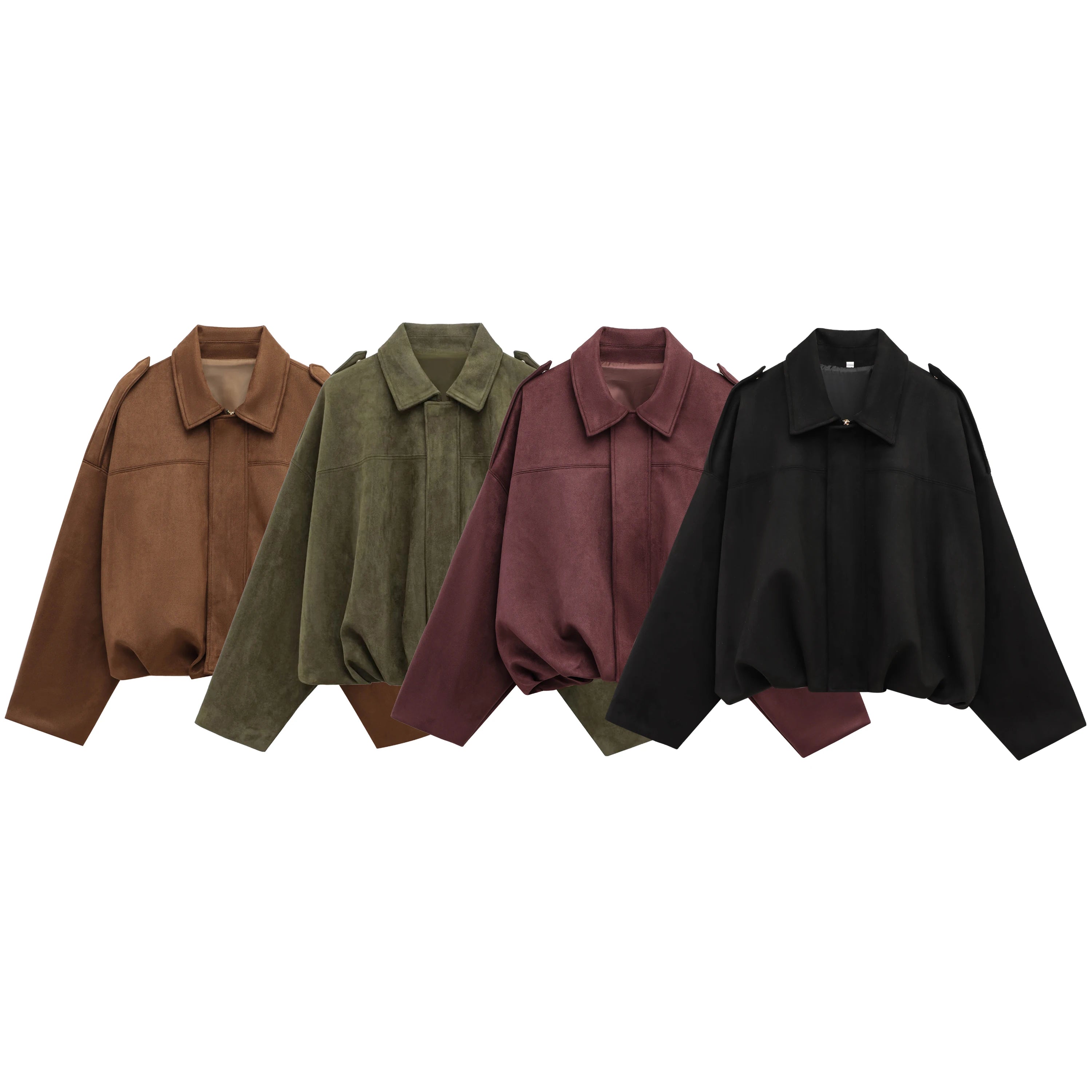 The Kensington | Faux Suede Oversized Jacket