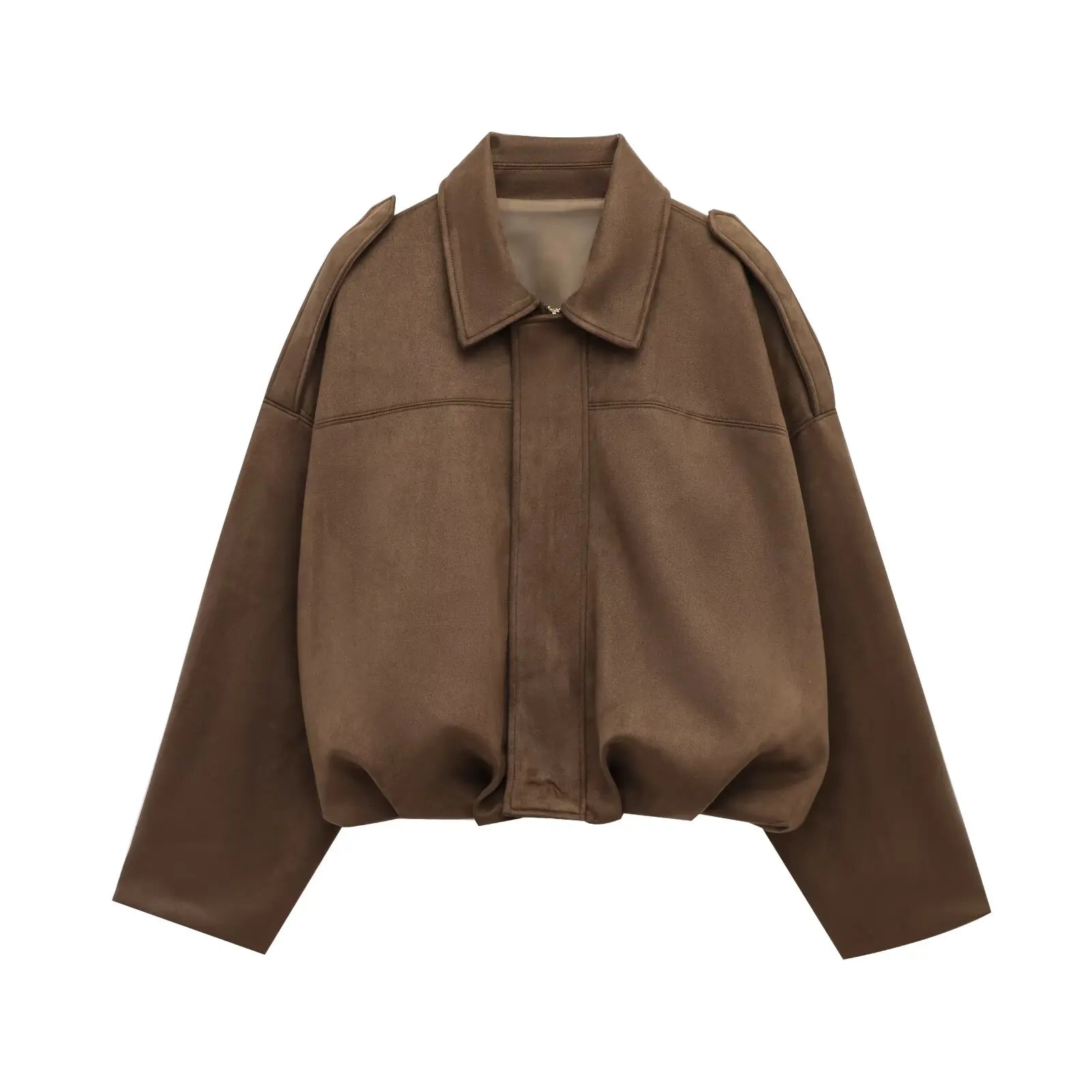 The Kensington | Faux Suede Oversized Jacket