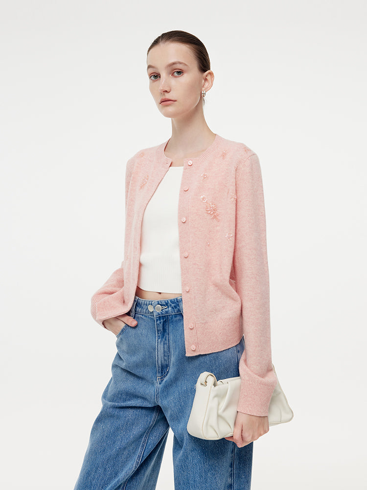 Evelyn & Co.™ | Floral Beaded Women Cardigan
