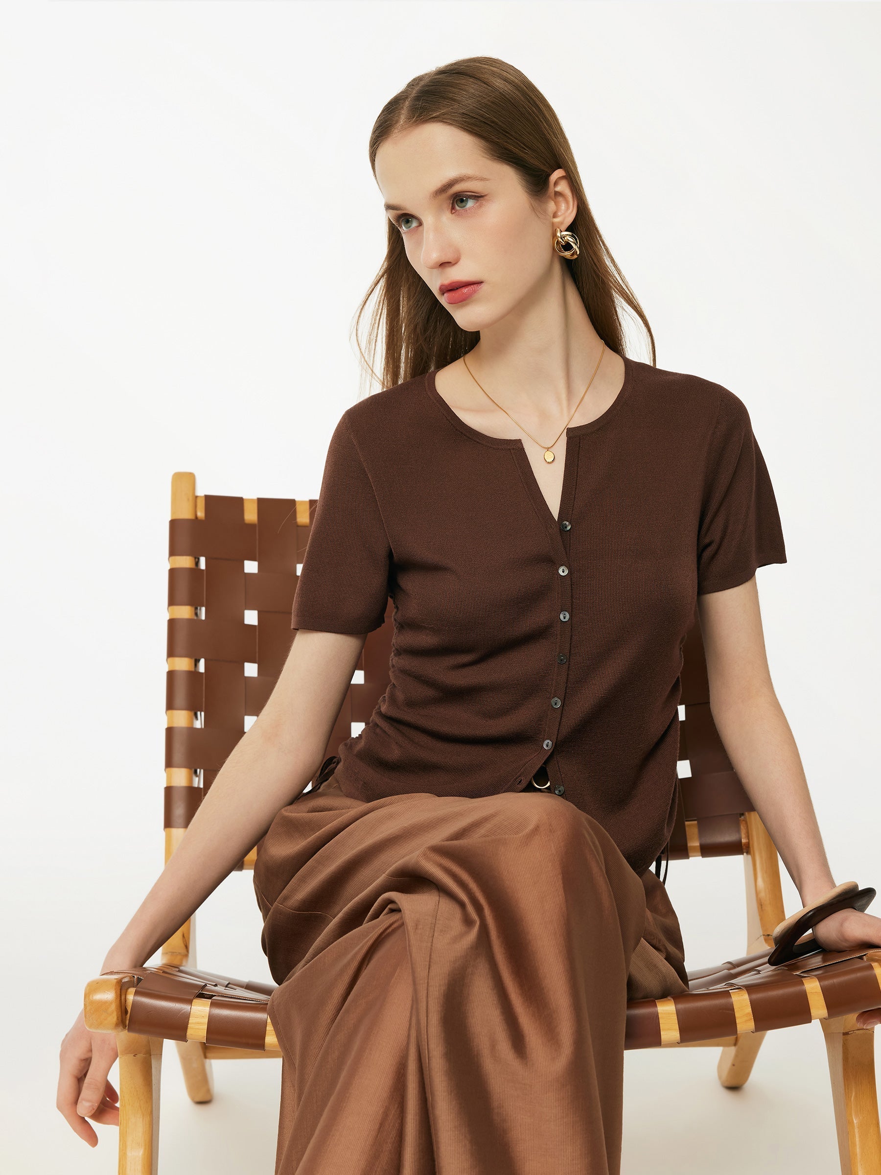 Evelyn & Co.™ | Acetate Tencel Knit Top