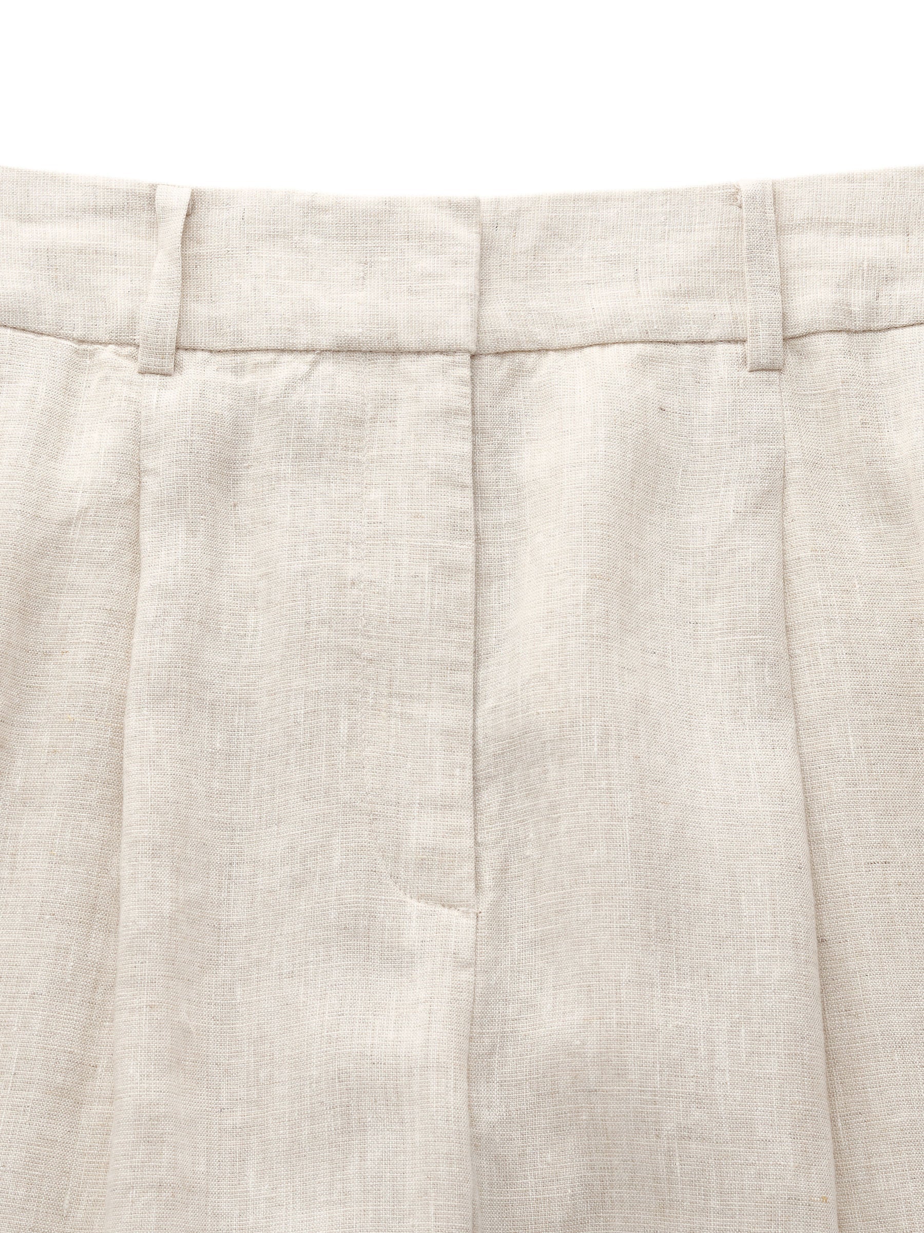 Evelyn & Co.™ | Linen Straight Leg Pants With Belt