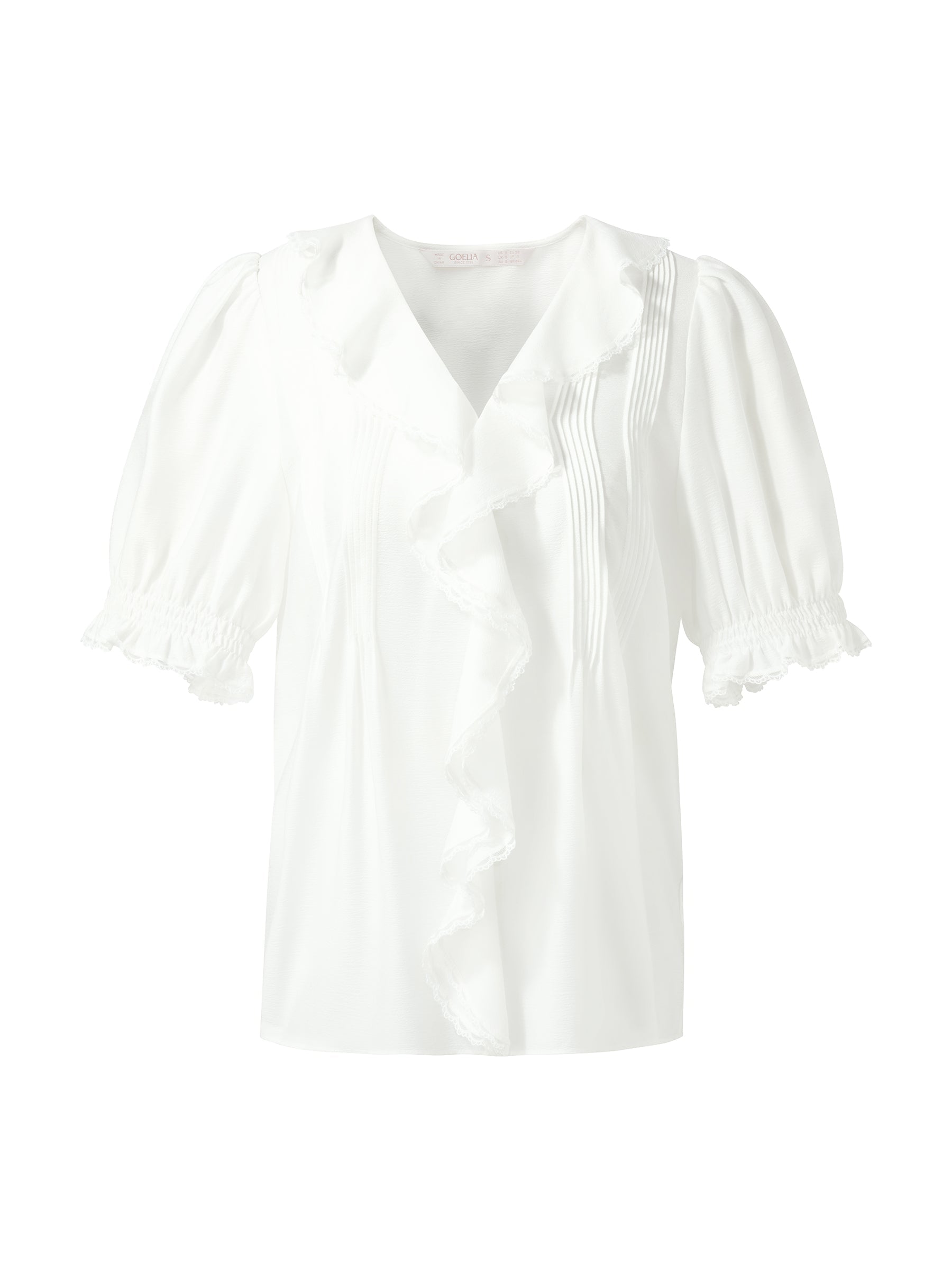 Evelyn & Co.™ | Ruffle V-Neck Blouse