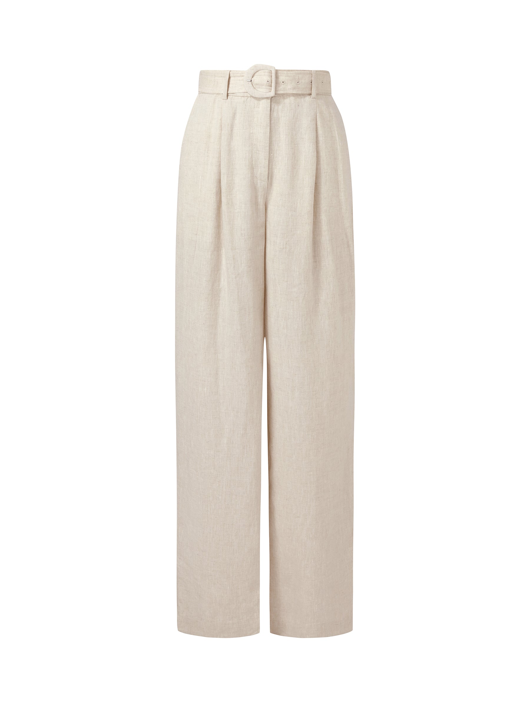 Evelyn & Co.™ | Linen Straight Leg Pants With Belt