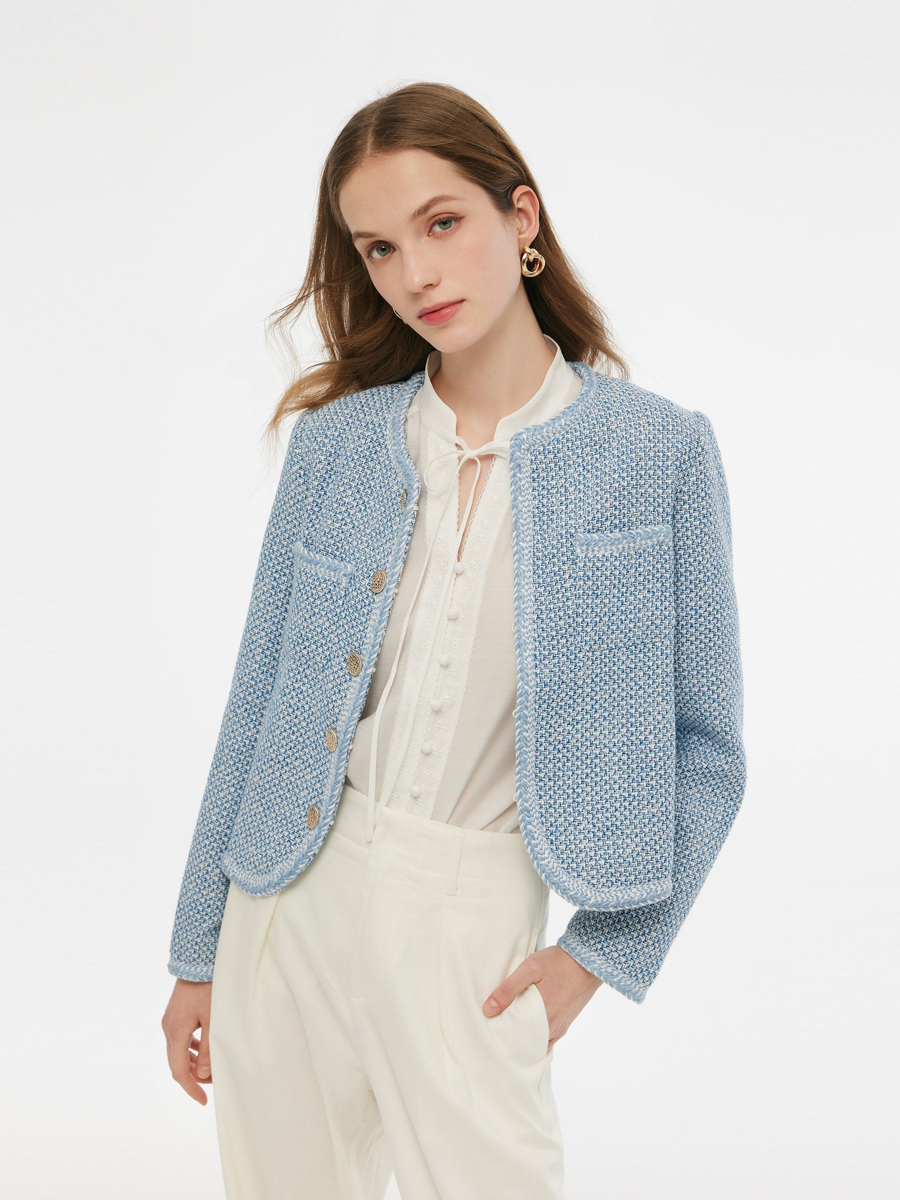 Evelyn & Co.™ | Round Neck Jacket