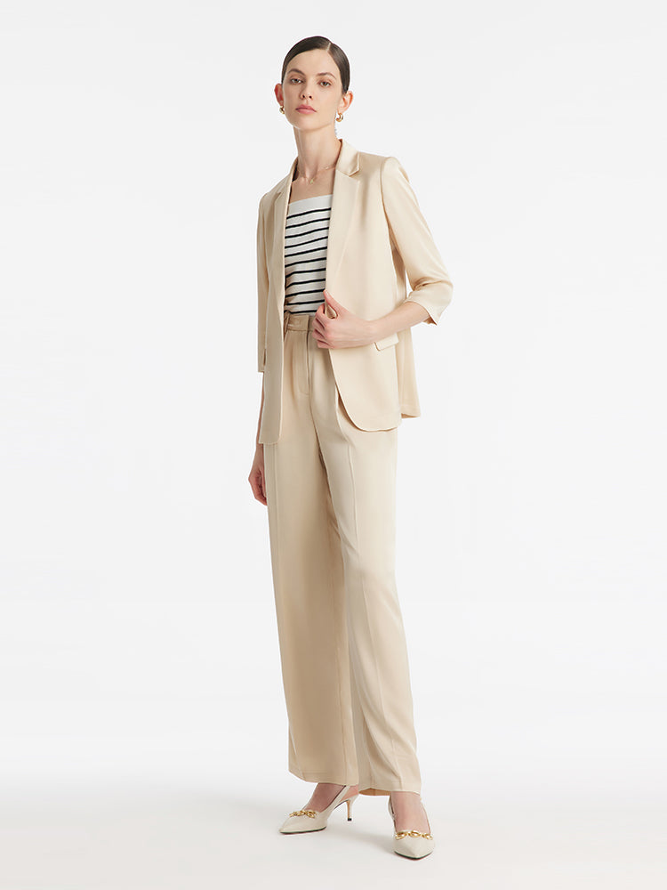 Evelyn & Co.™ | Acetate One Button Blazer
