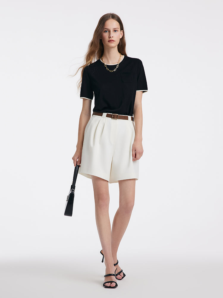 Evelyn & Co.™ | White Loose Shorts