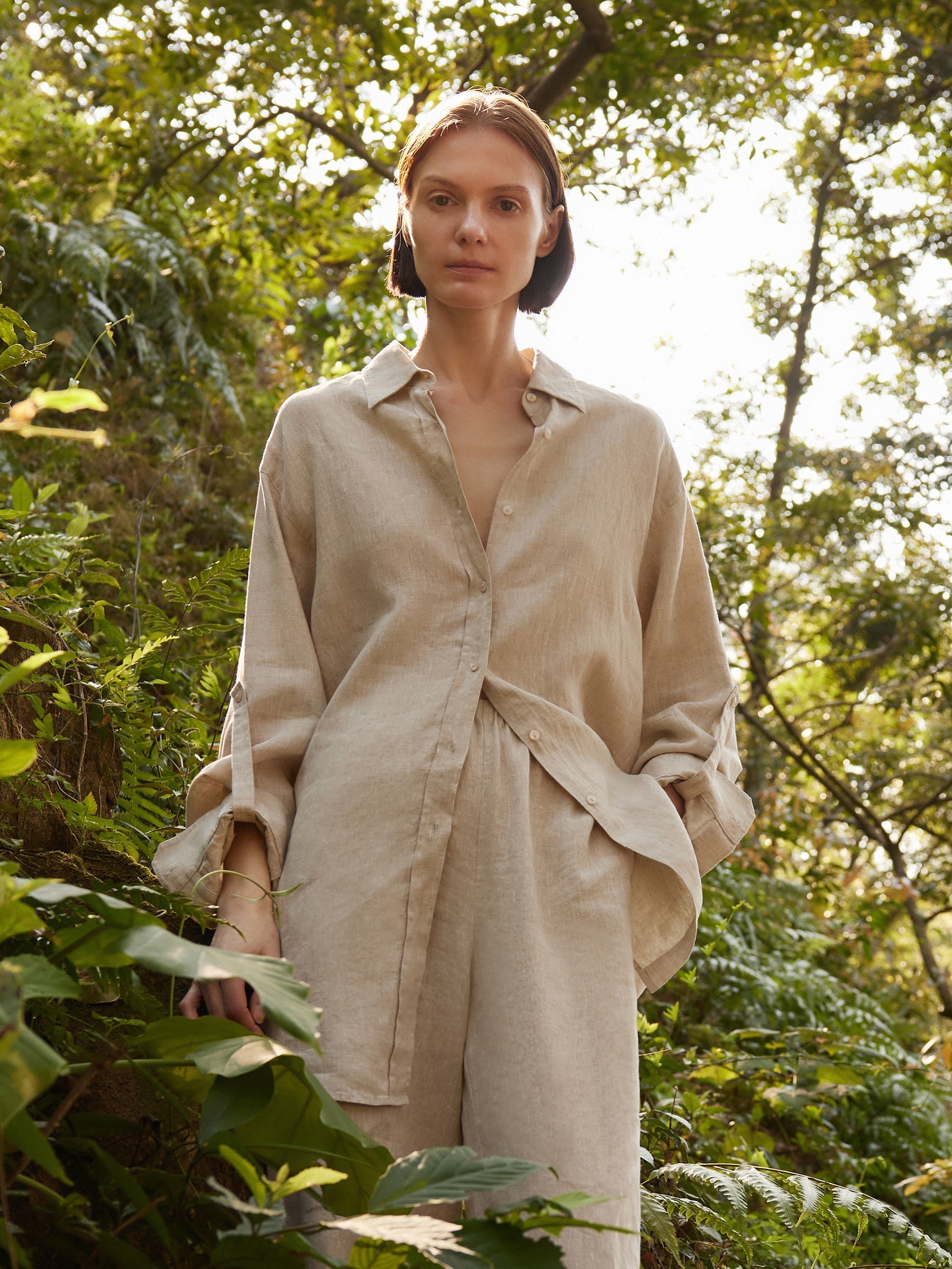 Evelyn & Co.™ | Linen Oversized Shirt